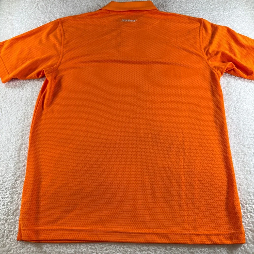 Vintage Titleist Golf Polo Shirt Athletic Orange Men's Size XL Stretch Clean